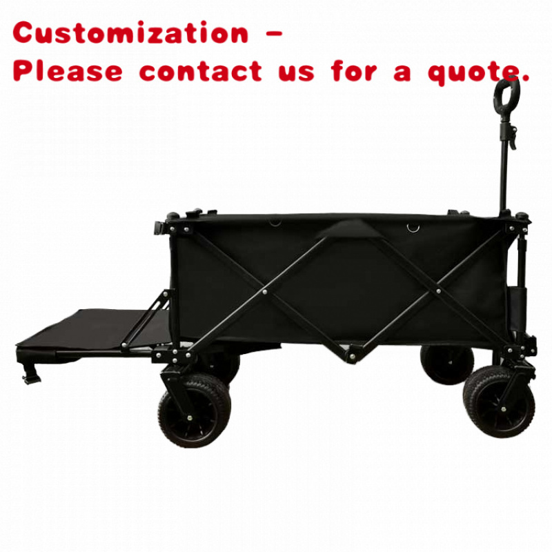Outdoor Camping Vehicle Wagon - Wózek składany ze stali nierdzewnej, przenośny,