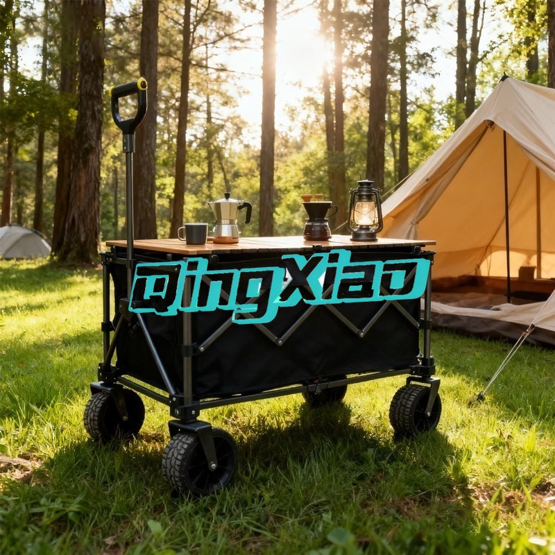 Outdoor Camping Trolley - Elektryczny składany wózek kempingowy, przenośny wózek