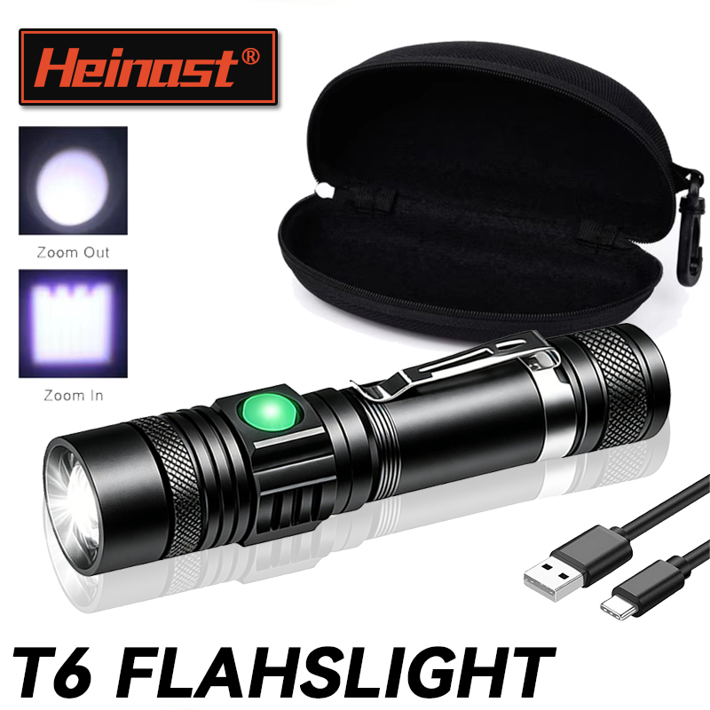 Headlamp - Latarka LED T6 z możliwością ładowania,