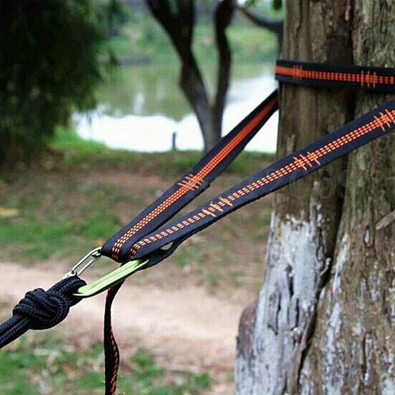 Outdoor Camping Gear - 2/4 sztuki wytrzymałych karabińczyków wspinaczkowych i