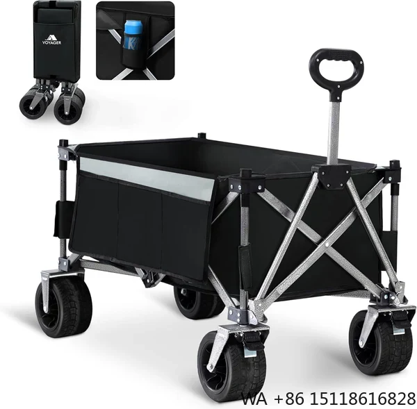 Outdoor Camping Trolley - Składany wózek kempingowy, przenośny, składany wózek