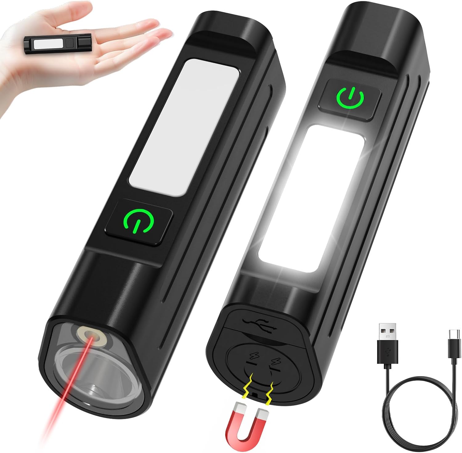 Headlamp - Przenośna latarka LED, wodoodporna lampa ostrzegawcza