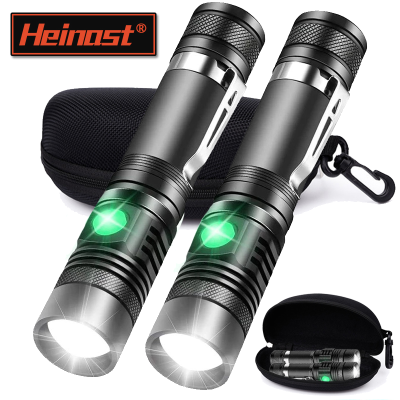 Headlamp - Akumulatorowa latarka ręczna T6, zasilana baterią