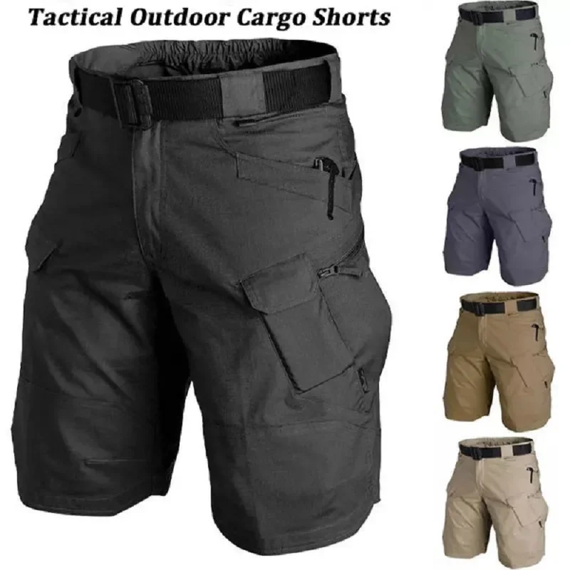 Urban Outdoor Camping - Letnie męskie spodenki taktyczne Cargo Outdoor