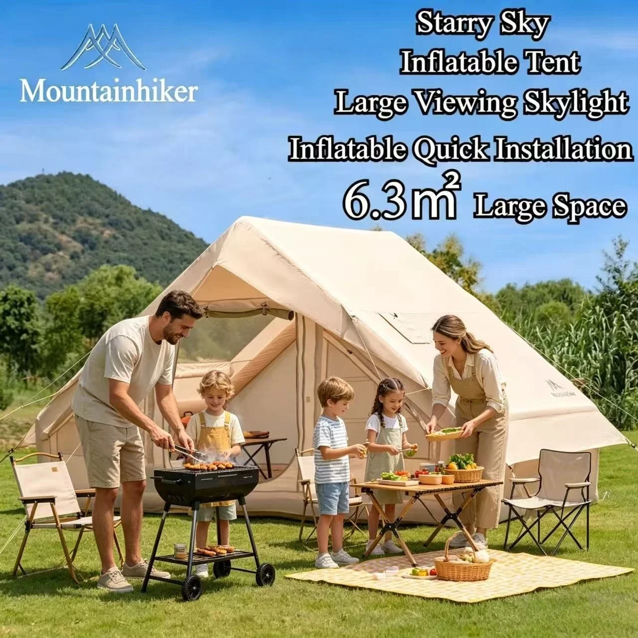 Outdoor Camping Gazebo - Namiot dmuchany MOUNTAINHIKER Extra Large dla