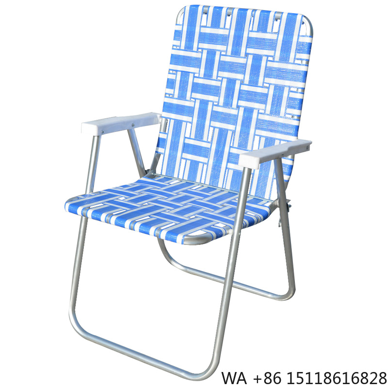 Outdoor Camping Chairs - Składane krzesła ogrodowe z siatką, krzesła