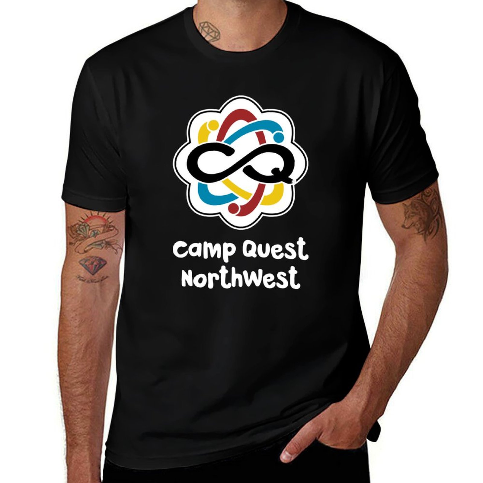 Quest Outdoor Camping - Koszulka z logo Camp Quest NorthWest,