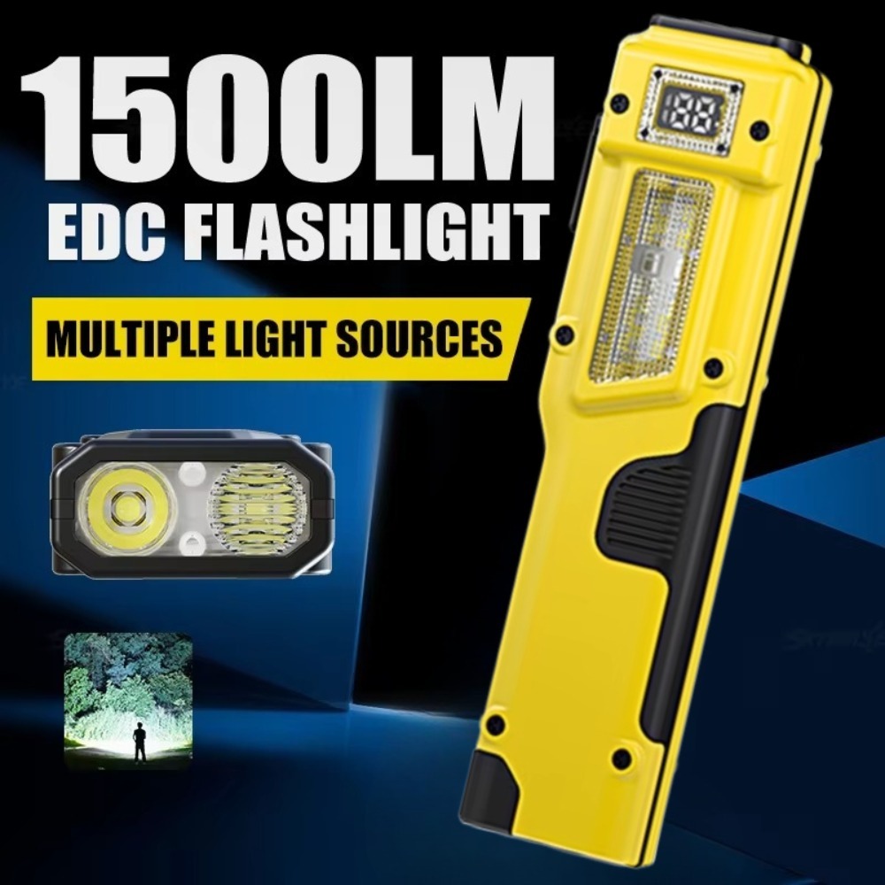 Outdoor Camping Lighting - Ultra-cienka, ładowalna latarka LED EDC z