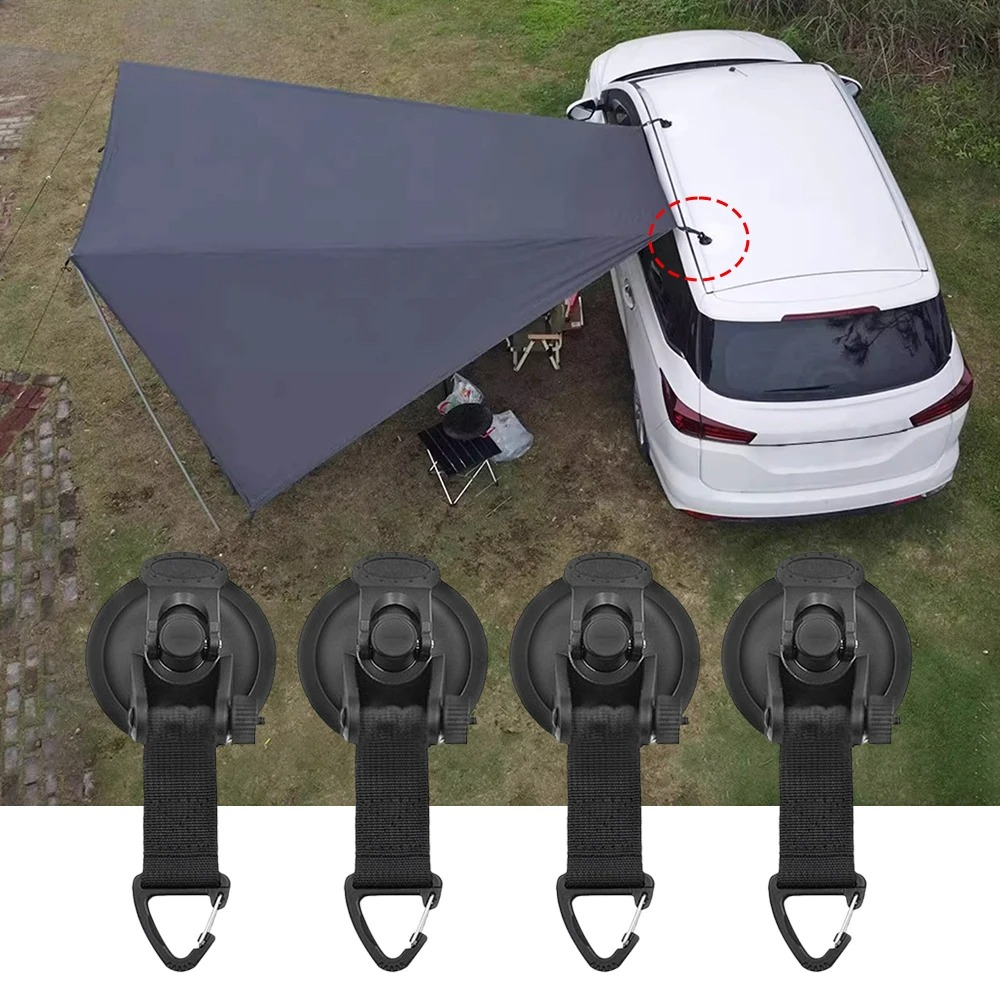 Outdoor Camping Van Tent - 2/4 szt. Przyssawki do namiotu samochodowego,