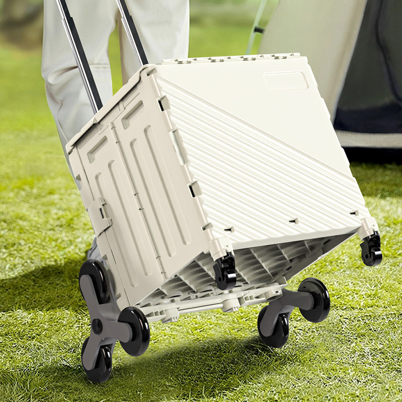 Outdoor Camping Trolley - Składany wózek na zakupy Przenośny, lekki,