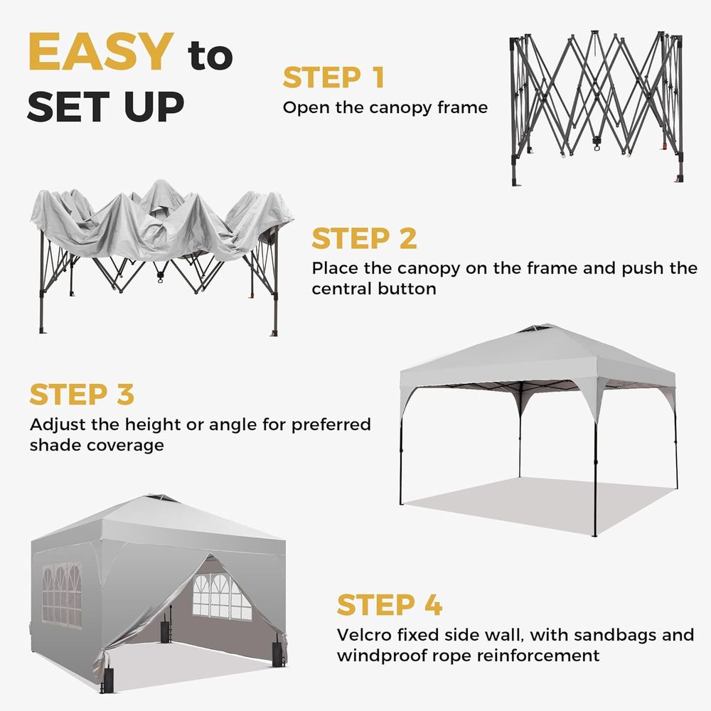 Namiot 1212T Up Tent z rozkład – Outdoor Camping Gazebo recenzja i cena