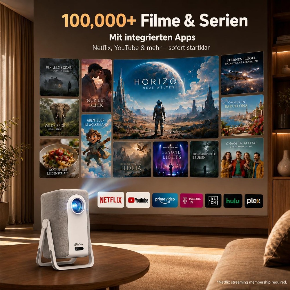 Projektor 4K Ultra Short Throw – Outdoor Camping Videos recenzja i cena