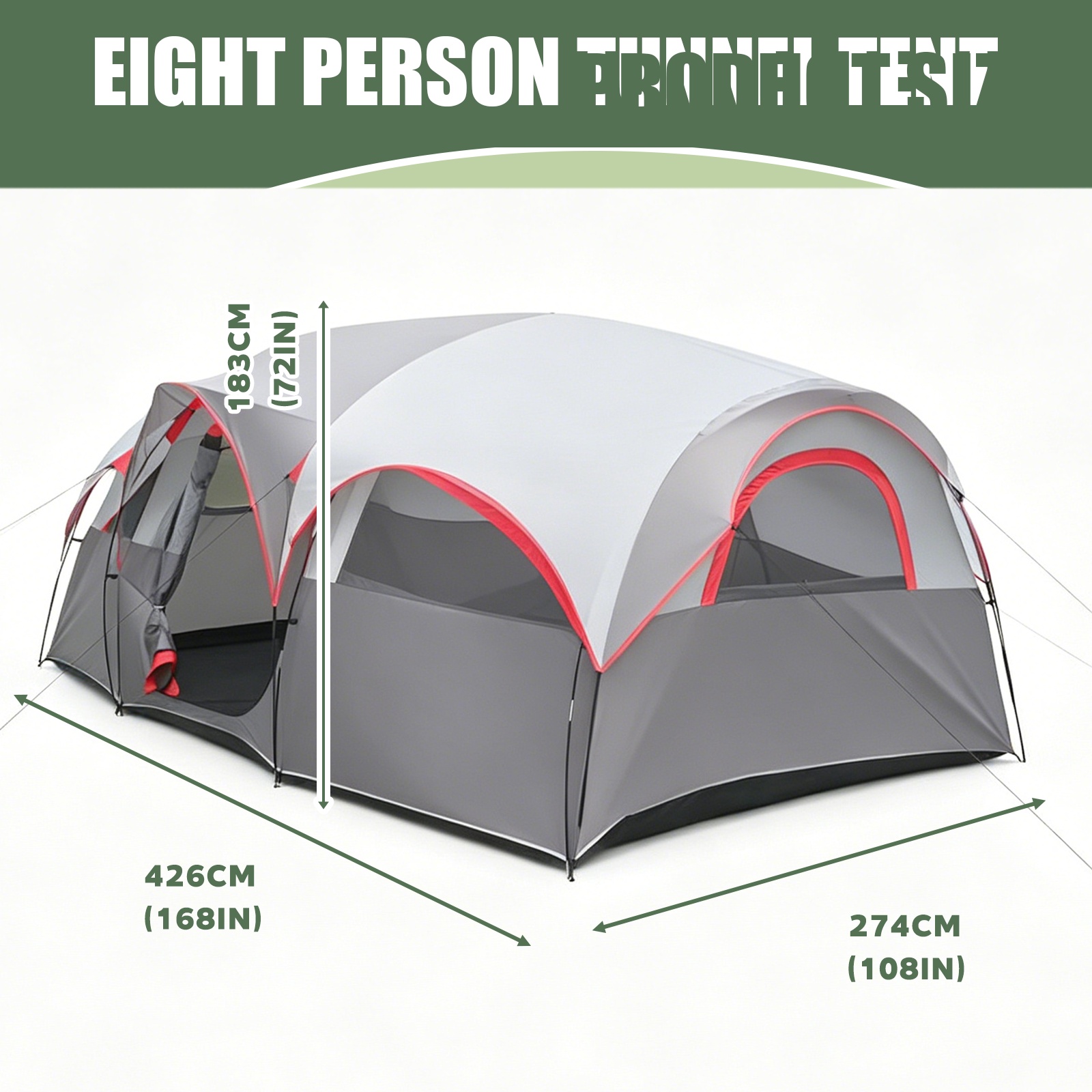 Namiot rodzinny dla 8 osób, id – Outdoor Camping Activities recenzja i cena