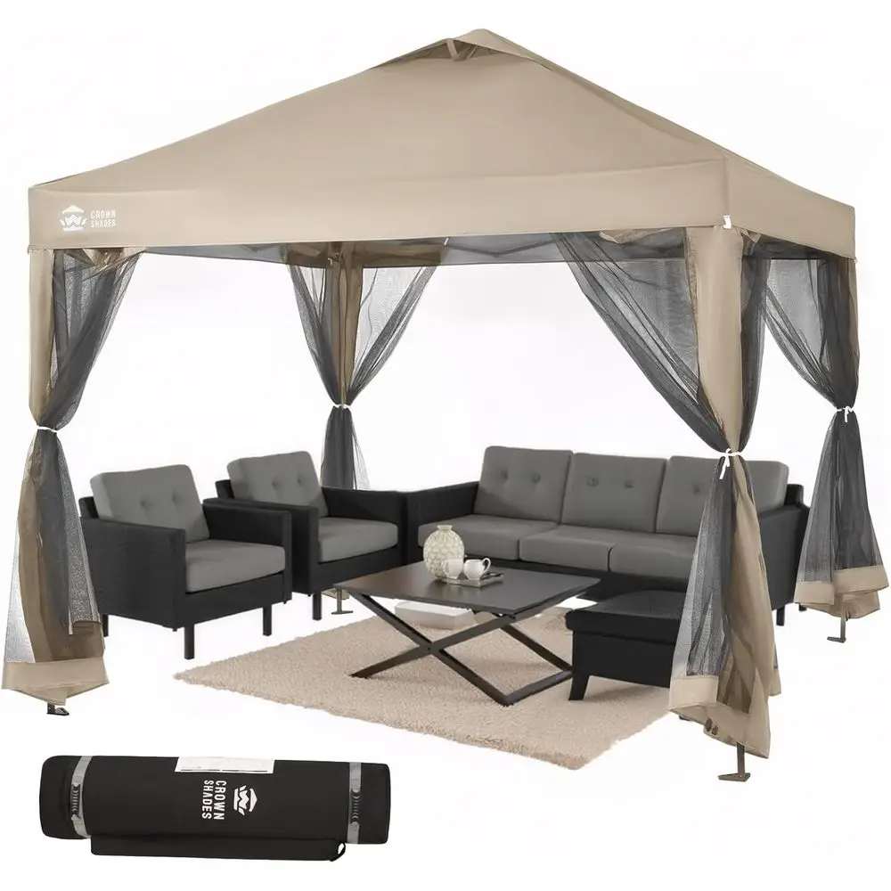 Namiot moskitiera 10x10 z 4 li – Outdoor Camping Gazebo recenzja i cena