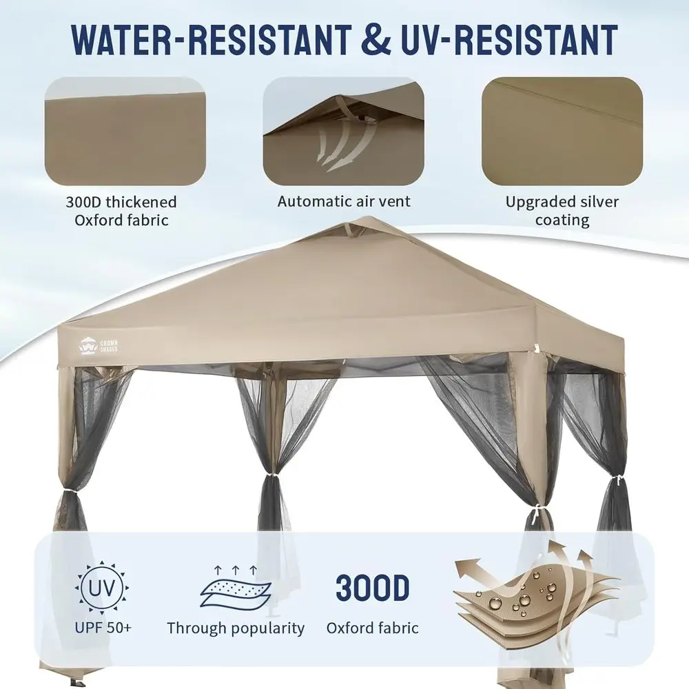 Namiot moskitiera 10x10 z 4 li – Outdoor Camping Gazebo recenzja i cena