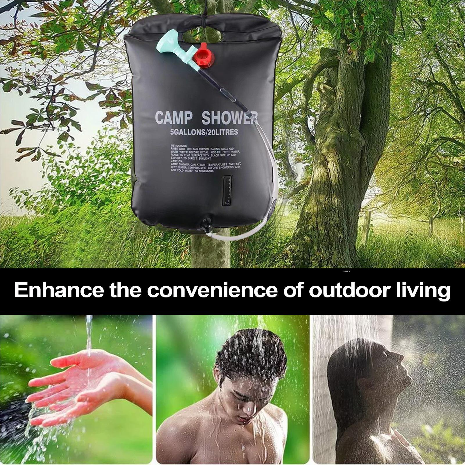 Zewnętrzna torba prysznicowa,  – Outdoor Camping Hot Water Shower recenzja i cena
