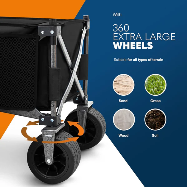 Składany wózek kempingowy, prz – Outdoor Camping Trolley recenzja i cena