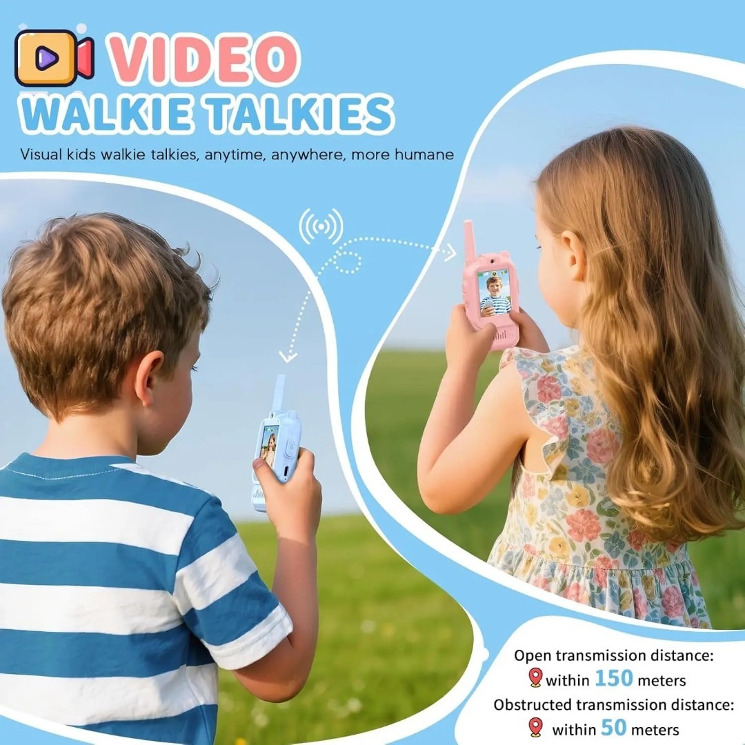 2 szt. Walkie Talkie dla dziec – Outdoor Camping Videos recenzja i cena