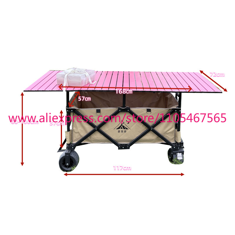 1 SZT. Duży składany wózek kem – Outdoor Camping Trolley recenzja i cena