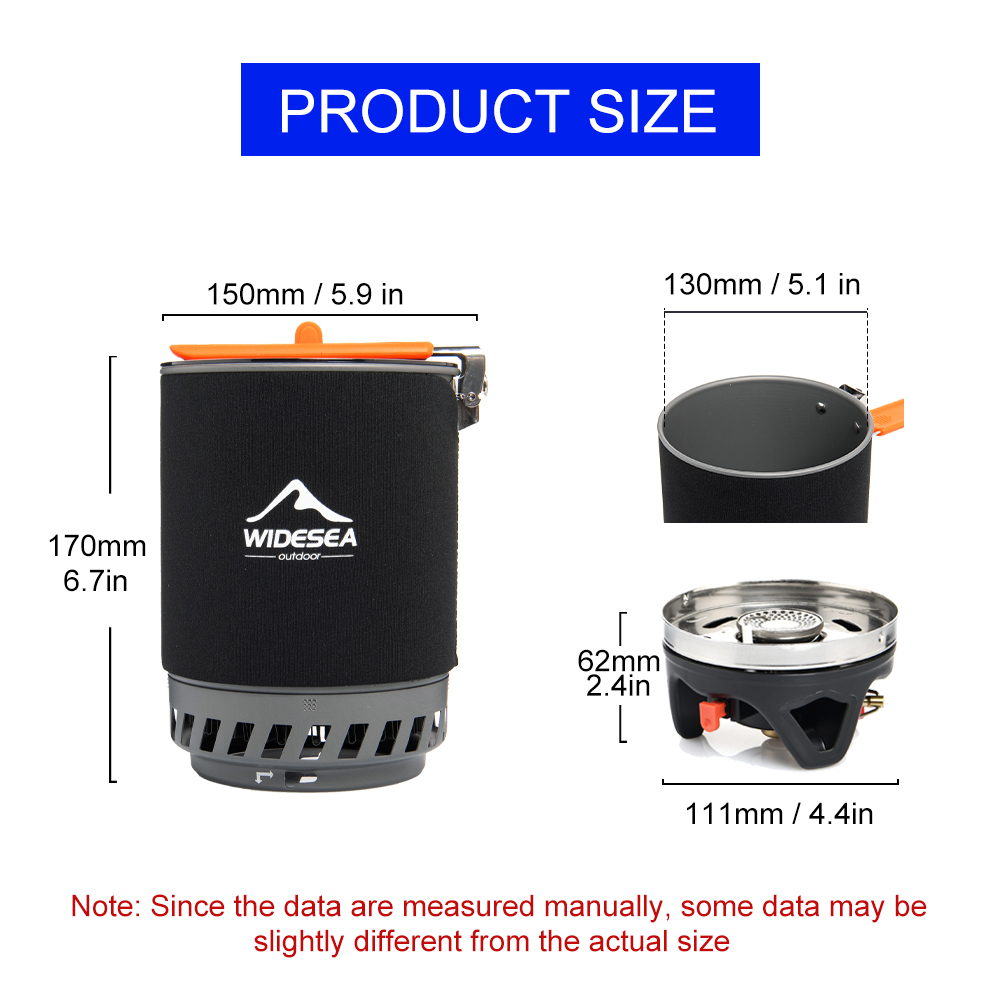 Zestaw do gotowania na kemping – Outdoor Camping Gas Stove recenzja i cena