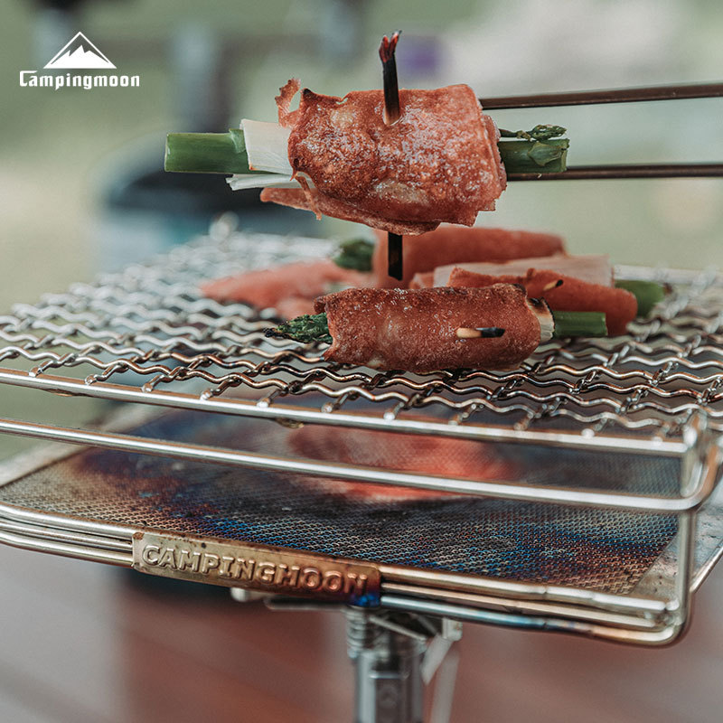 CAMPINGMOON Składana siatka do – Outdoor Camping Gas Stove recenzja i cena