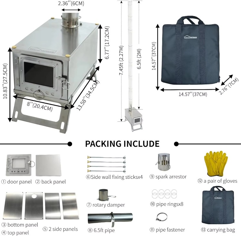 【Popularny】DANCHEL S1 Składany – Cooking Outdoor Camping recenzja i cena