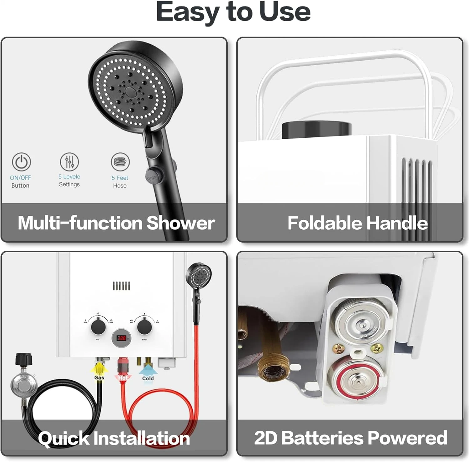 Przepływowy podgrzewacz wody n – Outdoor Camping Hot Water Shower recenzja i cena