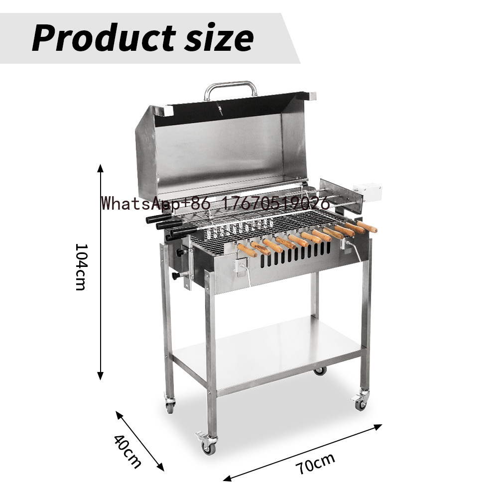 Nowoczesny Duży Grill Węglowy  – Outdoor Camping Trolley recenzja i cena