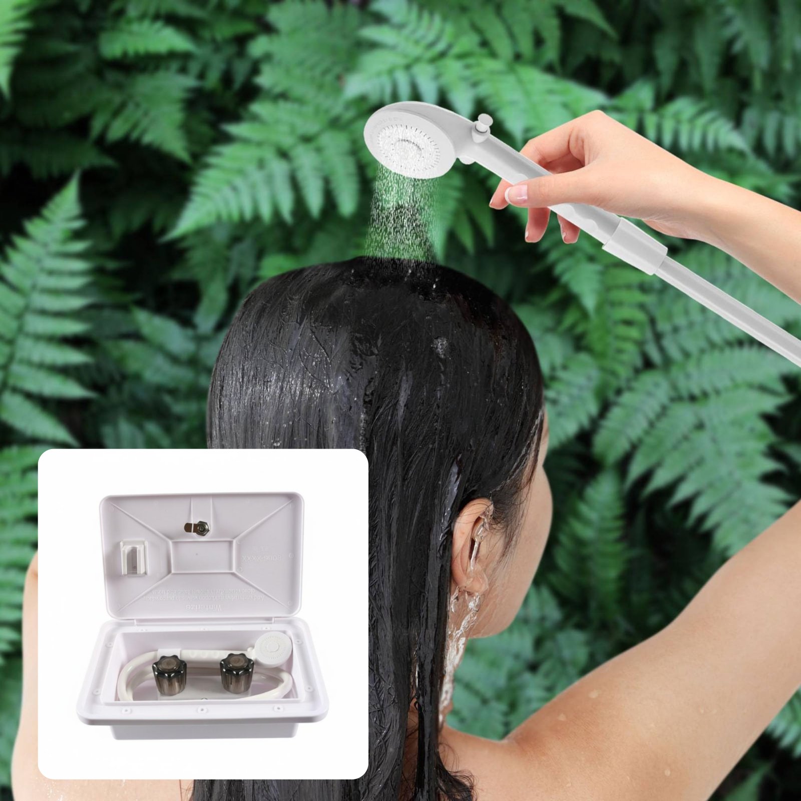 Kompaktowy zewnętrzny zestaw p – Outdoor Camping Showers recenzja i cena