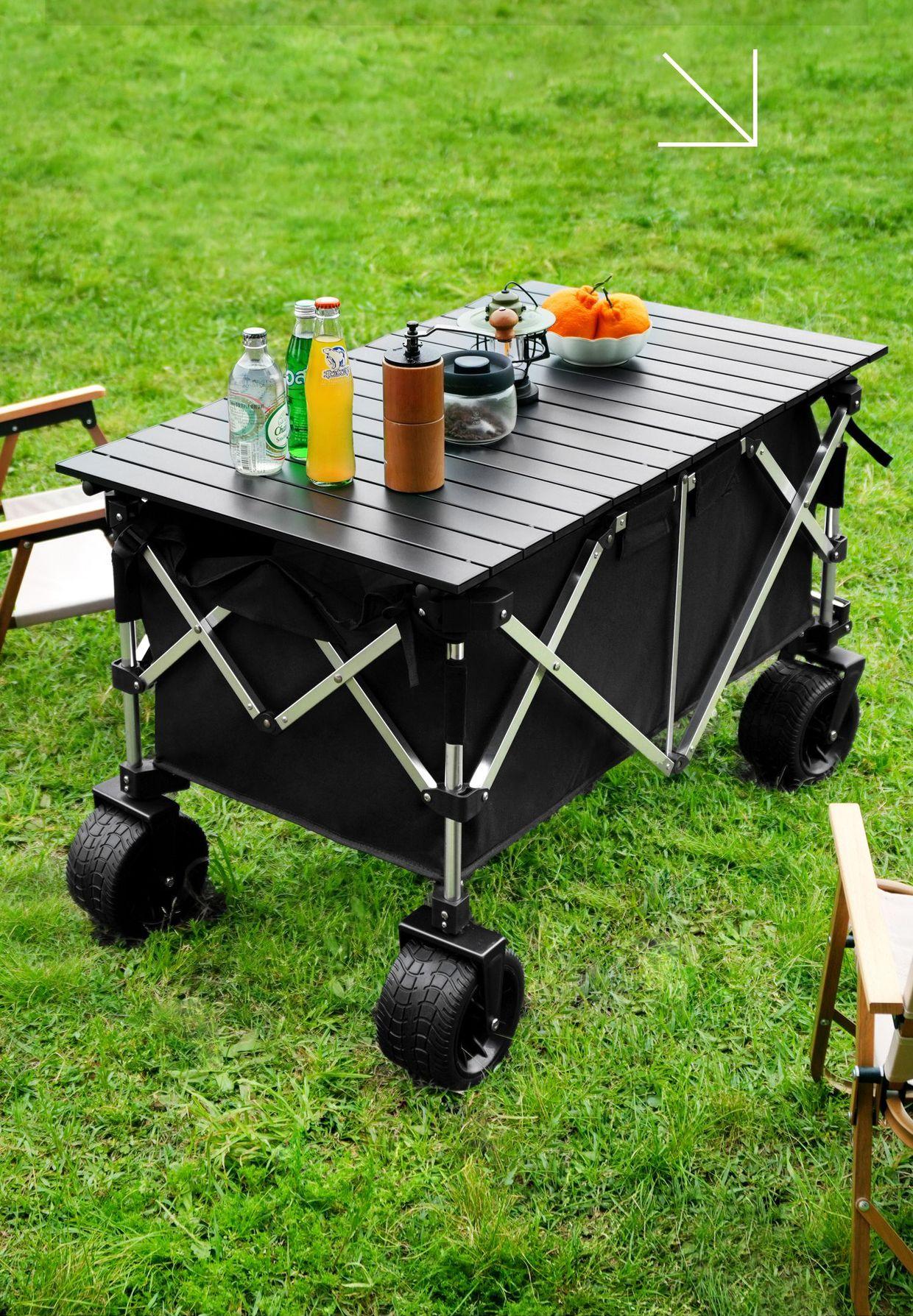Wózek składany z aluminium pre – Outdoor Camping Vehicle Wagon recenzja i cena
