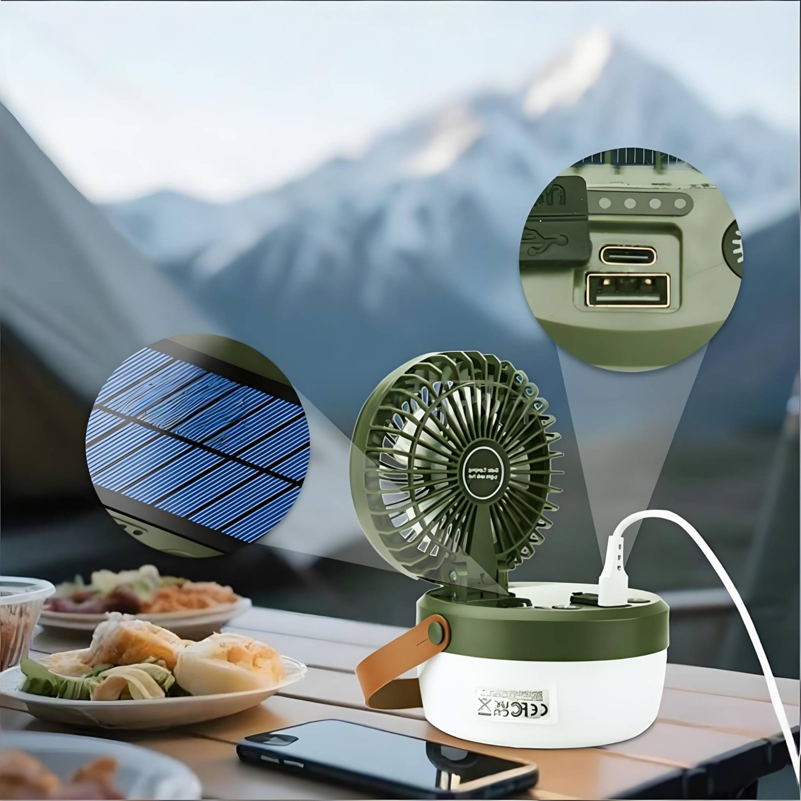 Solarna lampa kempingowa z wen – Outdoor Camping Gear recenzja i cena