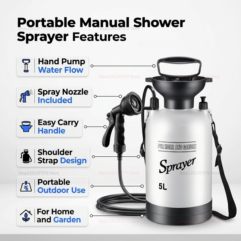 Przenośny Prysznic Kempingowy  – Outdoor Camping Showers recenzja i cena