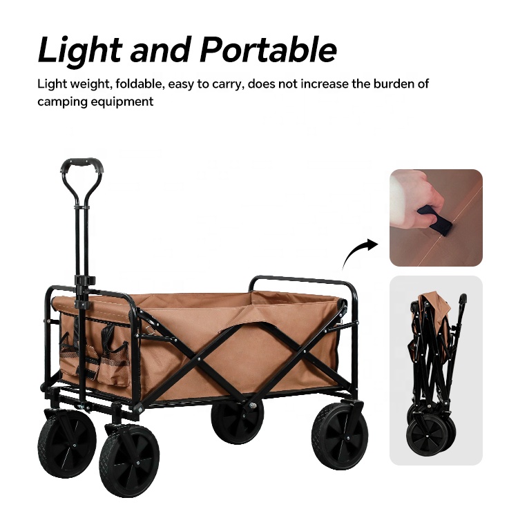 Wózek wędkarski HOMFUL, składa – Outdoor Camping Trolley recenzja i cena