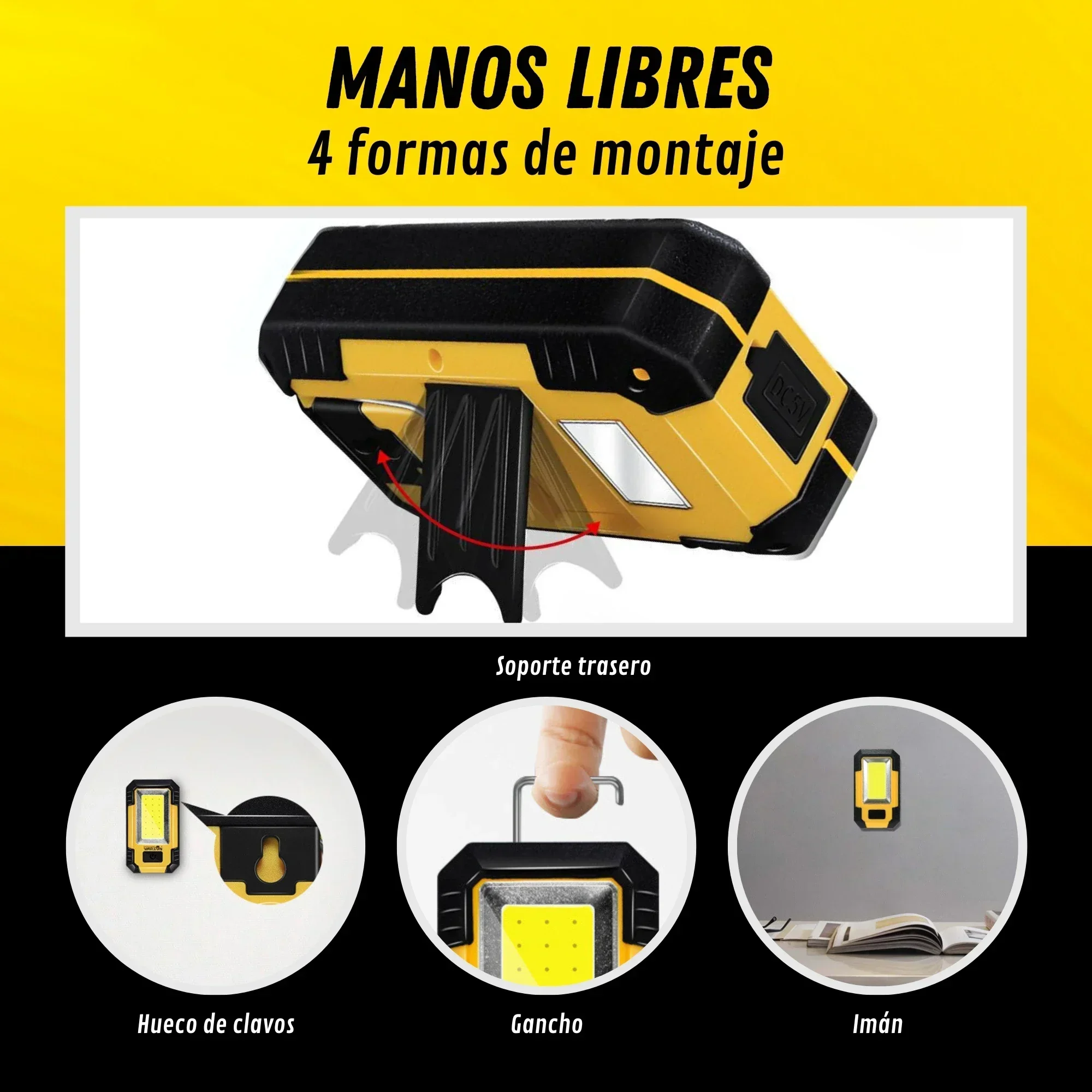 Przenośna lampa robocza z akum – Outdoor Camping Lighting recenzja i cena