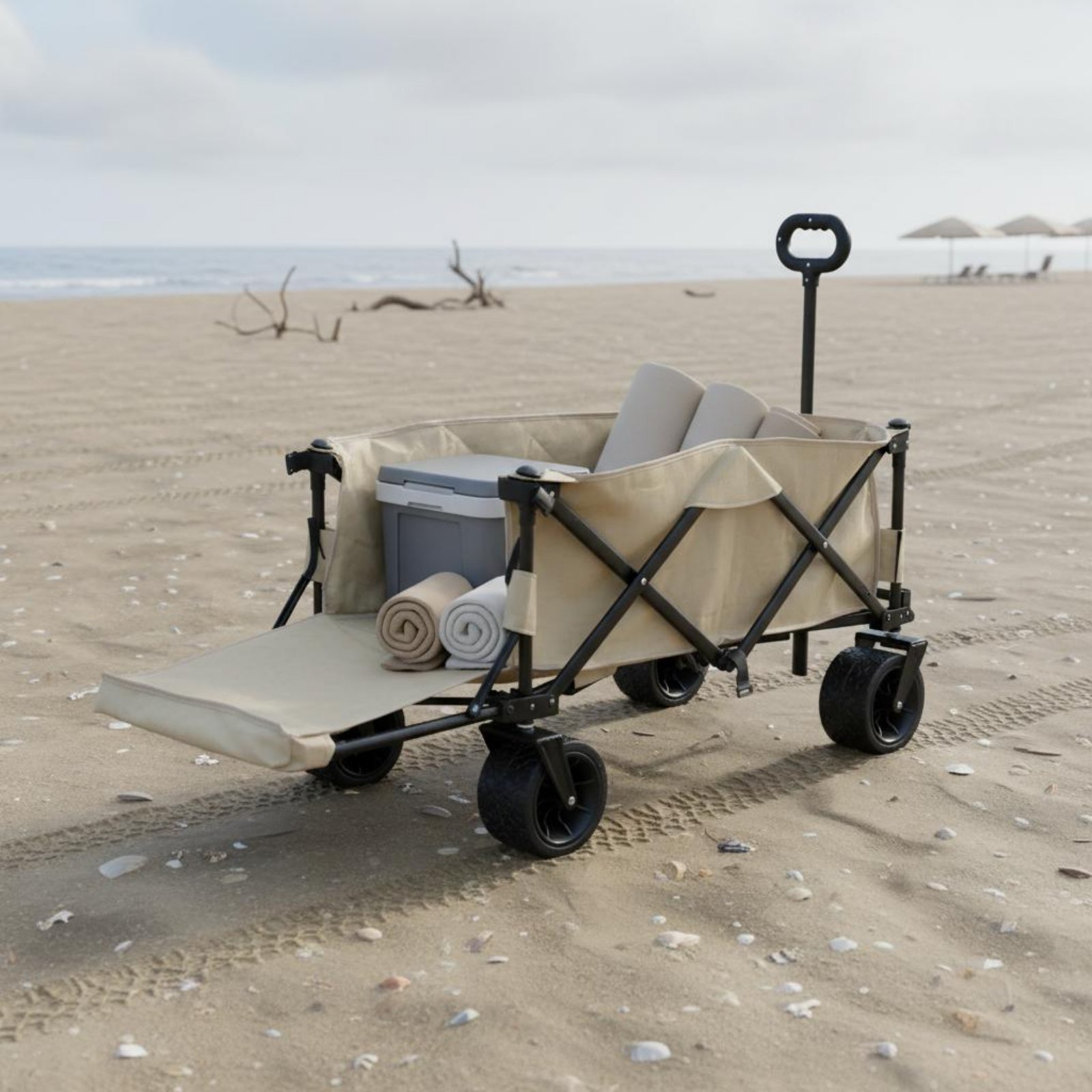 Wózek Stołowy Pojazd Duża Poje – Outdoor Camping Vehicle Wagon recenzja i cena