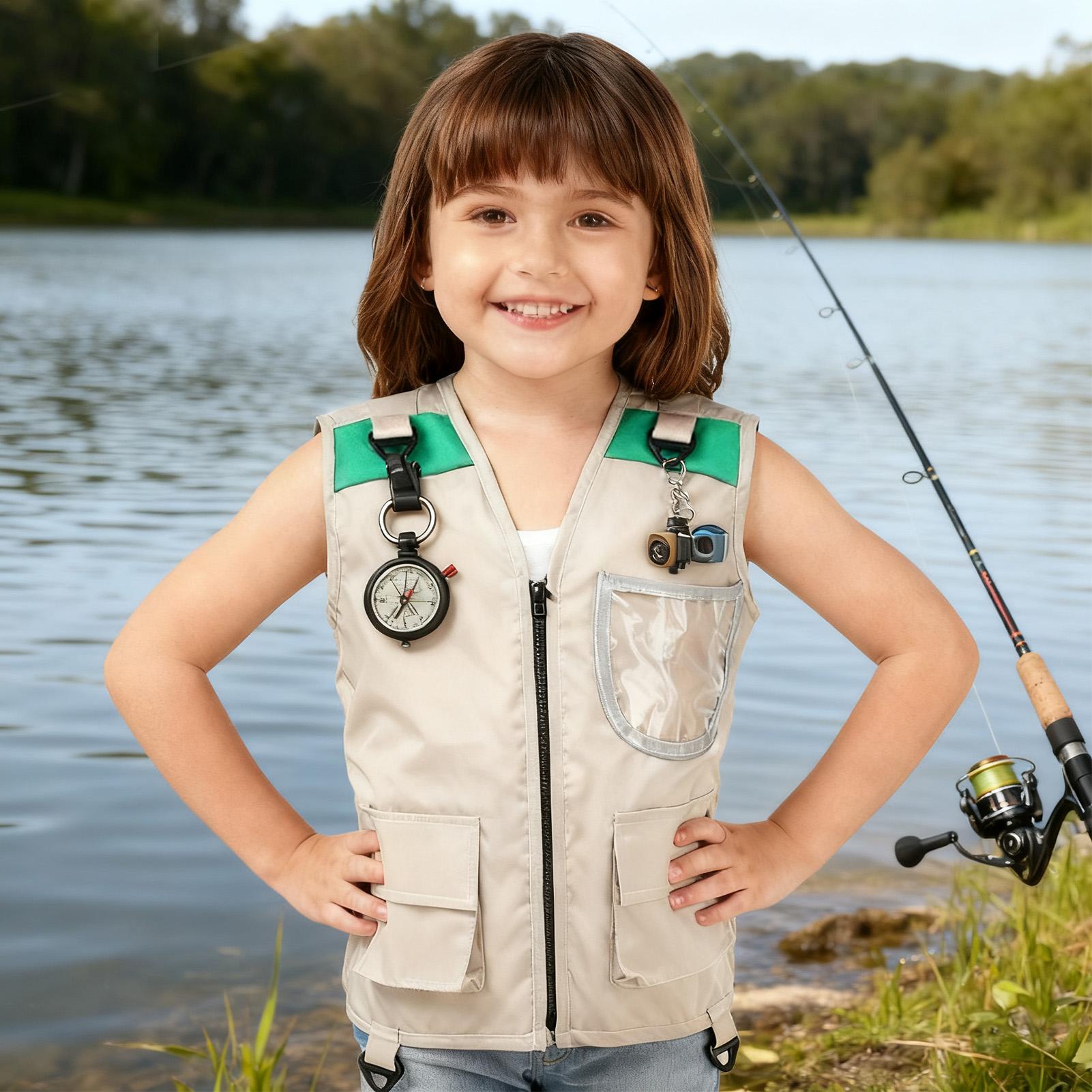 Kamizelka cargo dla dzieci, be – Outdoor Camping Kids Activities recenzja i cena