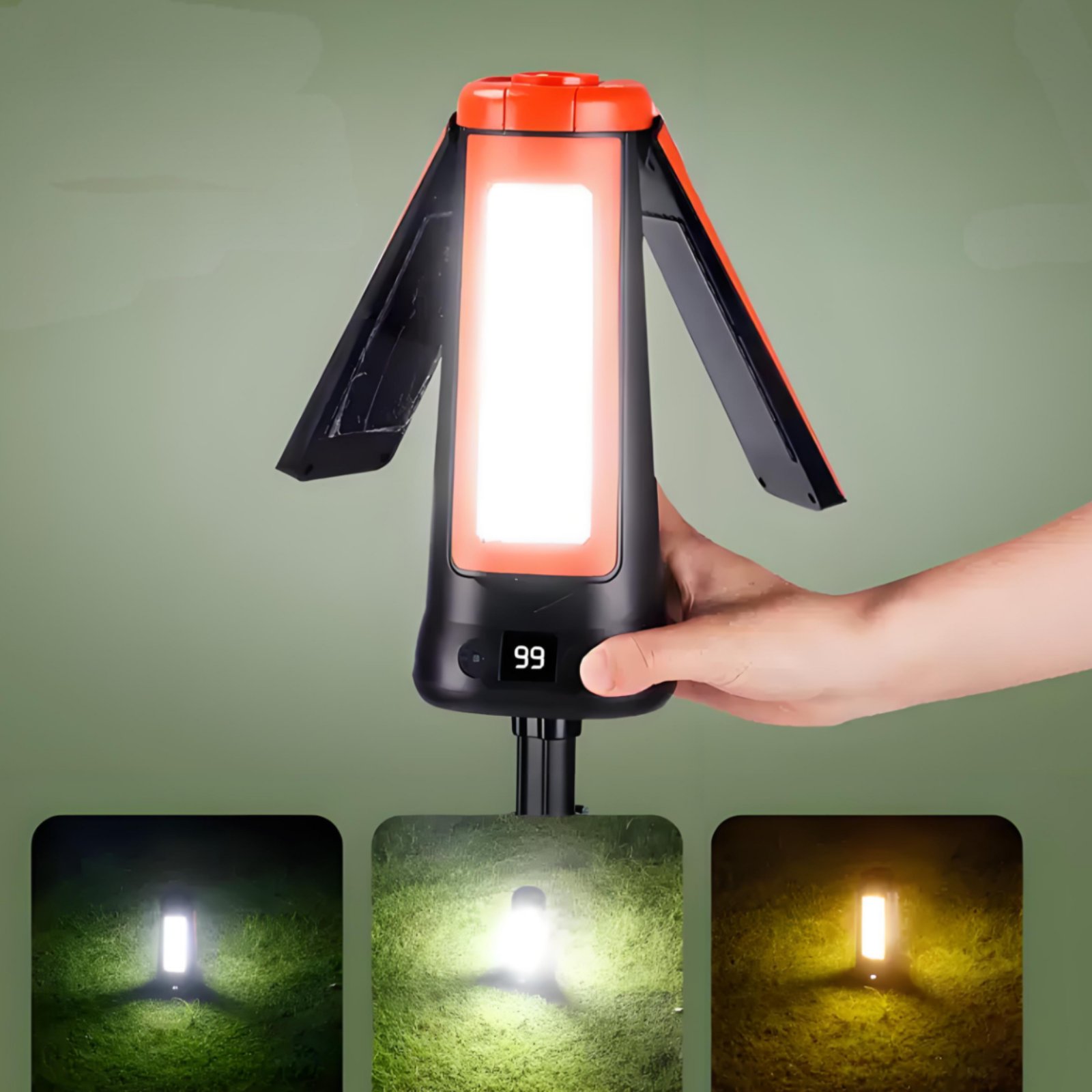 Teleskopowa lampa do namiotu z – Outdoor Camping Lighting recenzja i cena