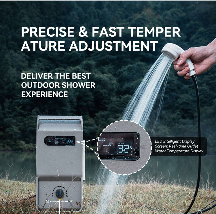 Zewnętrzny podgrzewacz wody na – Outdoor Camping Hot Water Shower recenzja i cena