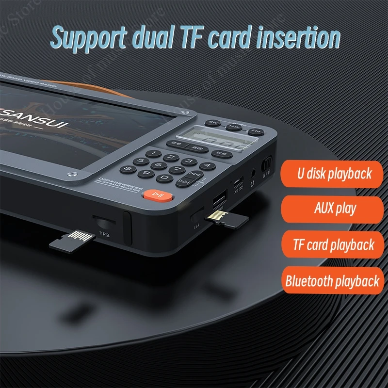 Sansui F50/F51 Radio z ekranem – Outdoor Camping Videos recenzja i cena