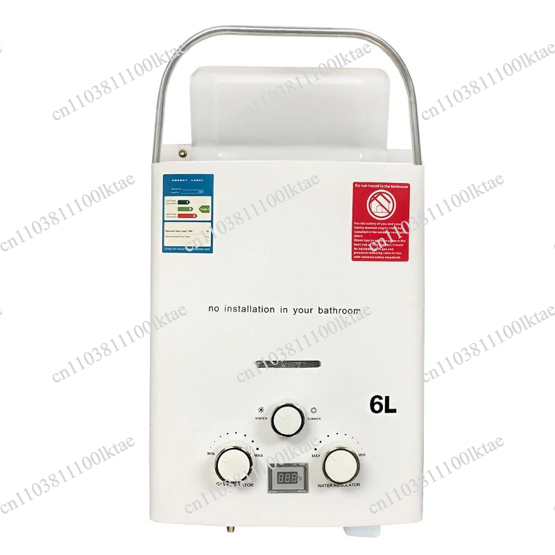 Nowy Przepływowy Podgrzewacz W – Outdoor Camping Hot Water Shower recenzja i cena